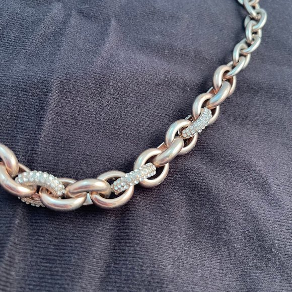 Gold Toned Chunky Link Necklace - Picture 5 of 10